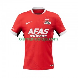Camisola AZ Alkmaar Homem Equipamento Primeiro 2025-2026 Manga Curta